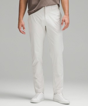 Beige White Lululemon ABC Classic-Fit 34"L Men Trousers | NZ_LuLu71780