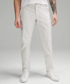 Beige White Lululemon ABC Slim-Fit 30"L Men Pants | NZ_LuLu95796