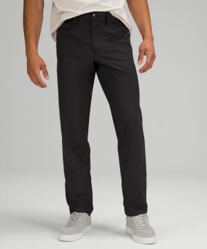 Black Lululemon ABC Classic-Fit 5 32"L Men Pants | NZ_LuLu25184