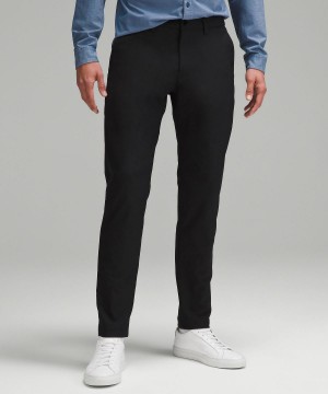 Black Lululemon ABC Slim-Fit 32"L Men Pants | NZ_LuLu21808