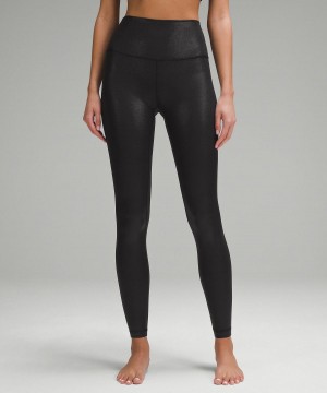 Black Lululemon Align™ High-Rise Pant 28" Women Leggings | NZ_LuLu66696