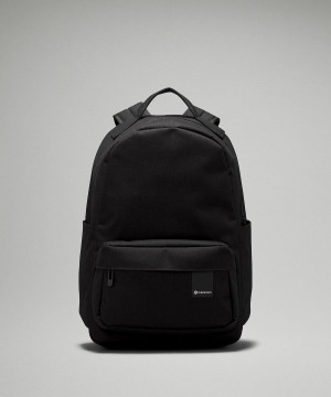 Black Lululemon Command the Day 25L Bag Backpacks | NZ_LuLu56149