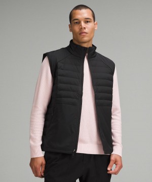 Black Lululemon Down for It All Vest Men Coats & Jackets | NZ_LuLu87224