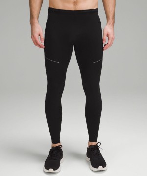 Black Lululemon Fast and Free Tight 28" Men Pants | NZ_LuLu73521