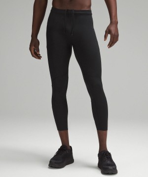 Black Lululemon Surge Tight 22" Men Pants | NZ_LuLu76424