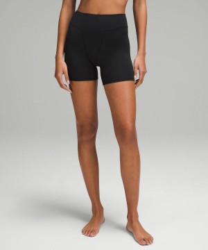 Black Lululemon UnderEase Super-High-Rise Shortie Women Underwear | NZ_LuLu82783