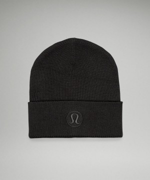 Black Lululemon Warm Revelation Men Hats | NZ_LuLu77236