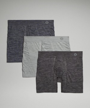 Black / Grey / Navy Lululemon Rapid Vent Tech Boxer 5" Men Underwear | NZ_LuLu55705