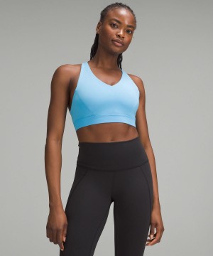 Blue Light Lululemon Envital Women Sports Bra | NZ_LuLu35830