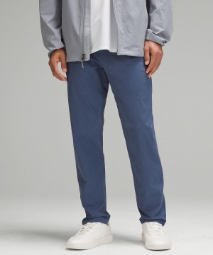 Blue Lululemon ABC Classic-Fit 34"L Men Trousers | NZ_LuLu78925