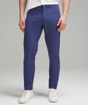 Blue Lululemon ABC Slim-Fit 5 Pocket 30"L Men Pants | NZ_LuLu27770