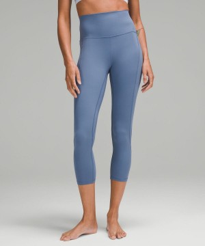 Blue Lululemon Align™ High-Rise Crop with Pockets 23" Women Pants | NZ_LuLu95800