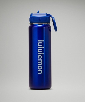 Blue Lululemon Back to Life Sport Bottle 24oz Women Water Bottles | NZ_LuLu24020