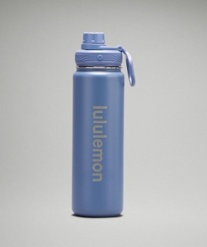 Blue Lululemon Back to Life Sport Bottle 24oz Women Water Bottles | NZ_LuLu29457