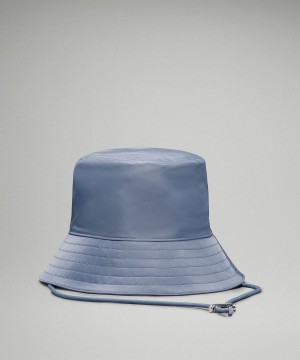 Blue Lululemon Nylon Bucket Men Hats | NZ_LuLu10659