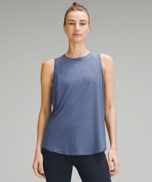 Blue Lululemon Sculpt Women Shirts | NZ_LuLu82086