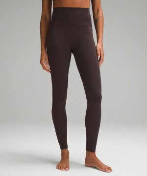 Brown Lululemon Align™ High-Rise Pant with Pockets 28" Women Leggings | NZ_LuLu44442