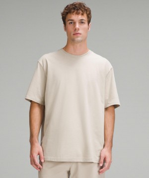 Brown Lululemon Heavyweight Cotton Jersey Men T Shirts | NZ_LuLu80606