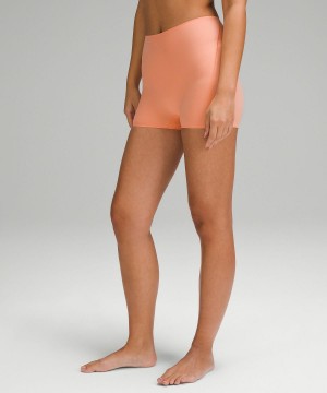 Coral Lululemon Wundermost Ultra-Soft Nulu Super-High-Rise Shortie2" Women Underwear | NZ_LuLu97743