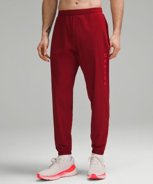 Dark Red Lululemon Team Canada Surge Men Pants | NZ_LuLu75215