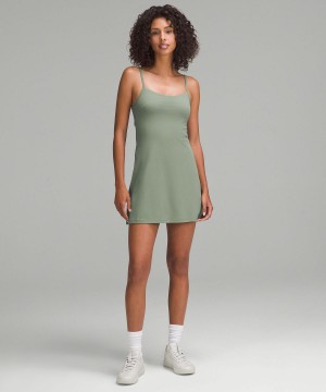 Green Lululemon Align™ Cami Strap Women Dress | NZ_LuLu48748