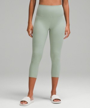 Green Lululemon Align™ High-Rise Crop 21" Women Leggings | NZ_LuLu20890