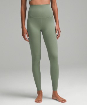 Green Lululemon Align™ Super-High-Rise28" Women Pants | NZ_LuLu12329