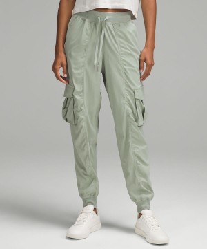 Green Lululemon Dance Studio Relaxed-Fit Mid-Rise Cargo Women Pants | NZ_LuLu89793