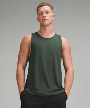 Green Lululemon License to Train Tank Top Men Shirts | NZ_LuLu48505