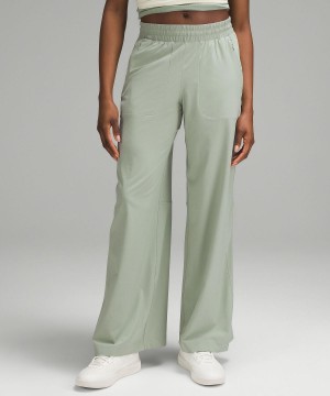 Green Lululemon Swift Mid-Rise Wide-Leg Women Pants | NZ_LuLu21820