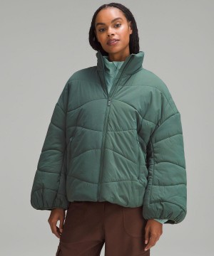 Green Lululemon Wave-Quilt Insulated Women Coats & Jackets | NZ_LuLu81697