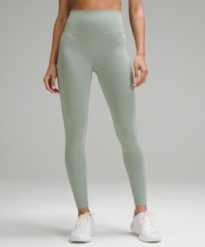 Green Lululemon Wunder Train High-Rise Tight 28" Women Leggings | NZ_LuLu61133