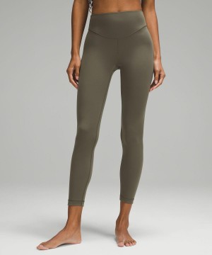 Green Lululemon Wunder Under SmoothCover High-Rise Tight 25" Women Leggings | NZ_LuLu80032