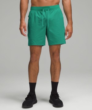 Green Lululemon Zeroed In Linerless 7" Men Shorts | NZ_LuLu57966