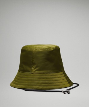 Green / Black Lululemon Nylon Bucket Men Hats | NZ_LuLu97302