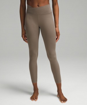 Grey Lululemon Align™ Asymmetrical-Waist Pant 25" Women Leggings | NZ_LuLu48266