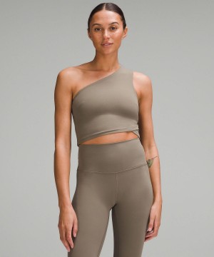 Grey Lululemon Align™ Asymmetrical Women Tank Top | NZ_LuLu30926