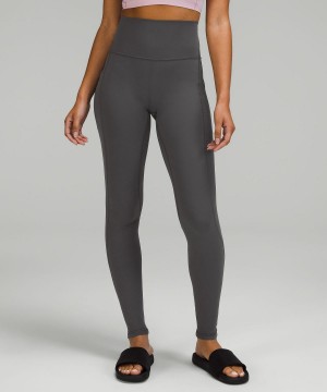 Grey Lululemon Align™ High-Rise Pant with Pockets 31" Women Leggings | NZ_LuLu23867