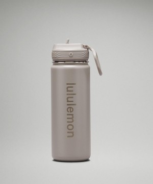 Grey Lululemon Back to Life Sport Bottle 18oz Women Water Bottles | NZ_LuLu43586