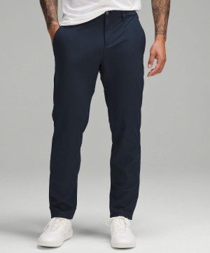 Navy Lululemon ABC Classic-Fit 32"L Men Trousers | NZ_LuLu99458