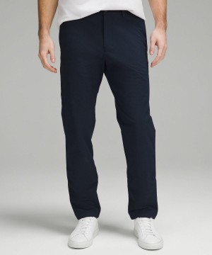 Navy Lululemon ABC Classic-Fit 32"L Men Trousers | NZ_LuLu72329