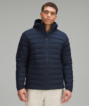 Navy Lululemon Navigation Down Men Coats & Jackets | NZ_LuLu24401