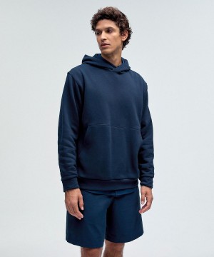 Navy Lululemon Steady State Men Hoodies & Sweatshirts | NZ_LuLu63848