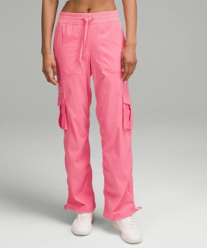 Pink Lululemon Dance Studio Relaxed-Fit Mid-Rise Cargo Women Pants | NZ_LuLu57408