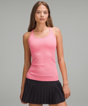 Pink Lululemon Ebb to Street Women Tank Top | NZ_LuLu20477