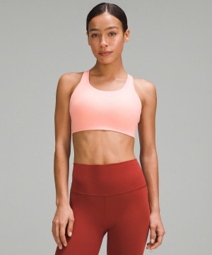 Pink Lululemon Energy Women Sports Bra | NZ_LuLu27207