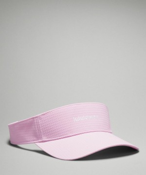 Pink Lululemon Removable Sweatband All-Sport Visor Men Hats | NZ_LuLu48265