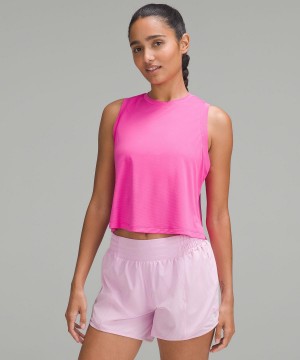 Pink Lululemon Ultralight Waist-Length Women Tank Top | NZ_LuLu34816