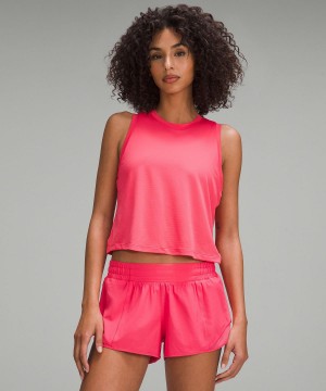 Pink Lululemon Ultralight Waist-Length Women Tank Top | NZ_LuLu92153