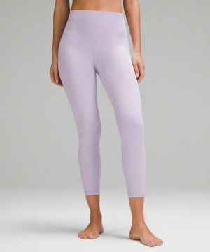 Purple Lululemon Align™ High-Rise Pant 25" Women Leggings | NZ_LuLu55077